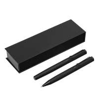 Подарочный набор из 2-х ручек «Black Lama» soft-touch