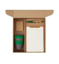 Набор &laquo;Halm&raquo; с блокнотом, ручкой и стаканом 