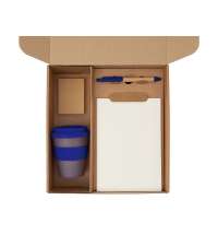 Набор &laquo;Halm&raquo; с блокнотом, ручкой и стаканом