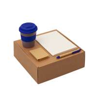 Набор &laquo;Halm&raquo; с блокнотом, ручкой и стаканом