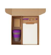 Набор &laquo;Halm&raquo; с блокнотом, ручкой и стаканом