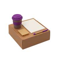 Набор &laquo;Halm&raquo; с блокнотом, ручкой и стаканом