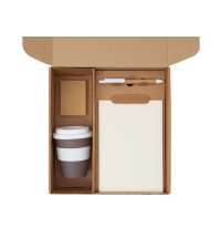 Набор &laquo;Halm&raquo; с блокнотом, ручкой и стаканом