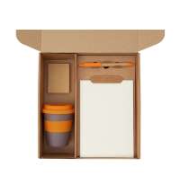 Набор &laquo;Halm&raquo; с блокнотом, ручкой и стаканом