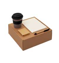 Набор &laquo;Halm&raquo; с блокнотом, ручкой и стаканом