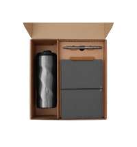 Набор &laquo;Firm&raquo; с блокнотом, ручкой и термокружкой