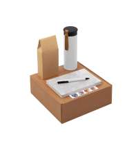 Набор &laquo;Draftea&raquo; с блокнотом, ручкой, термосом и чаем