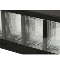 Часы с LED-подсветкой и беспроводной зарядкой &laquo;Cyber&raquo;, 10 Вт