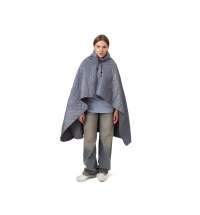 Плед-пончо 2-в-1 &laquo;Cappy&raquo; с капюшоном и мешком