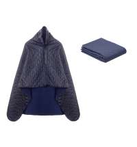 Плед-пончо 2-в-1 &laquo;Cappy&raquo; с капюшоном и мешком