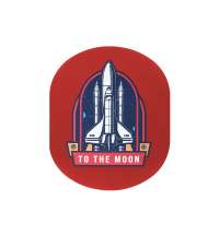 Патч &laquo;Овал&raquo;, soft-touch