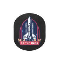 Патч &laquo;Овал&raquo;, nubuk