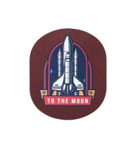 Патч &laquo;Овал&raquo;, nubuk