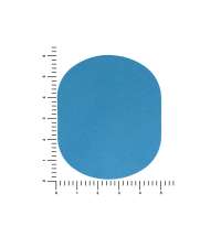 Патч &laquo;Овал&raquo;, nubuk