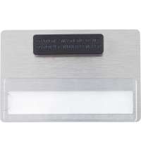 Магнитный металлический бейдж