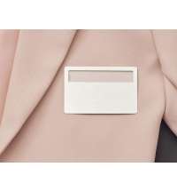 Магнитный металлический бейдж