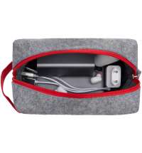 Органайзер для электроники и проводов &laquo;Felt&raquo; из RPET-фетра с ручкой