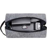 Органайзер для электроники и проводов &laquo;Felt&raquo; из RPET-фетра с ручкой