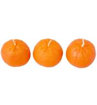 Набор свечей &laquo;Мандарины в сетке&raquo;, без аромата