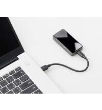 Внешний SSD диск с подсветкой гравировки  &laquo;Слэш&raquo;, 256 ГБ