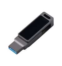 USB3.0/ Type-C флешка 2в1 на 64 ГБ &laquo;Спинлайт&raquo; с подсветкой