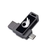USB3.0/ Type-C флешка 2в1 на 64 ГБ &laquo;Спинлайт&raquo; с подсветкой