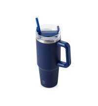 Термокружка &laquo;Крэнстон&raquo; с трубочкой и поворотной крышкой, 850 мл