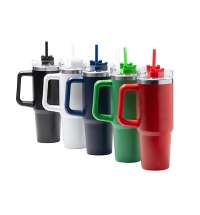 Термокружка &laquo;Крэнстон&raquo; с трубочкой и поворотной крышкой, 850 мл