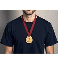 Медаль из бука &laquo;Round&raquo;