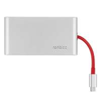 Хаб 8-в-1 Type-C &laquo;Hermes&raquo;, USB 3.0 x 3, Type-C PD, HDMI, LAN, картридер