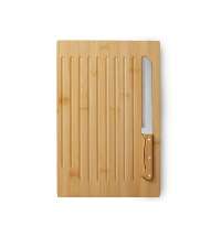 Разделочная доска из бамбука &laquo;Круста&raquo; с хлебным ножом