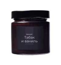 Свеча ароматическая &laquo;Noella&raquo;, табак и ваниль 
