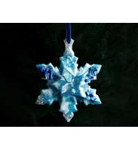 Елочная игрушка Снежинка