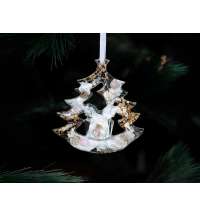 Набор елочных игрушек: Снегирь, Олень, Ель