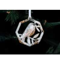 Набор елочных игрушек: Снегирь, Олень, Ель