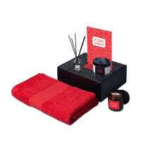 Подарочный набор &laquo;Re:y. Care&raquo; с полотенцем, солью для ванны и диффузором