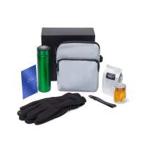 Подарочный набор &laquo;Re:m. Step&raquo;  с термосом, перчатками и сумкой