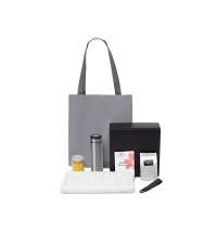 Подарочный набор &laquo;Re:f. Walk&raquo; с палантином, шоппером и термосом