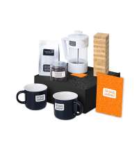 Подарочный набор &laquo;Re:y. Together&raquo; &nbsp;с френчпрессом, кружками и дженгой