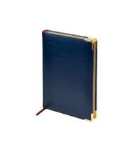 Ежедневник датированный А5 &laquo;Sidney Nebraska&raquo; на 2026 год, с золотым срезом и уголками