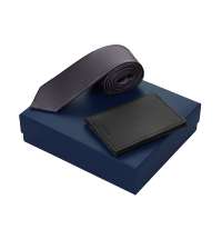 Подарочный набор Long River: обложка для паспорта, галстук