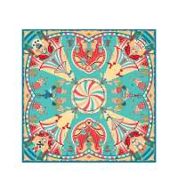 Платок &laquo;Русская неваляшка. Праздник&raquo;