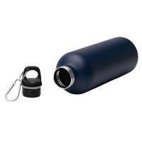 Бутылка &laquo;Лювак&raquo; из переработанной нержавеющей стали с карабином, 500 мл