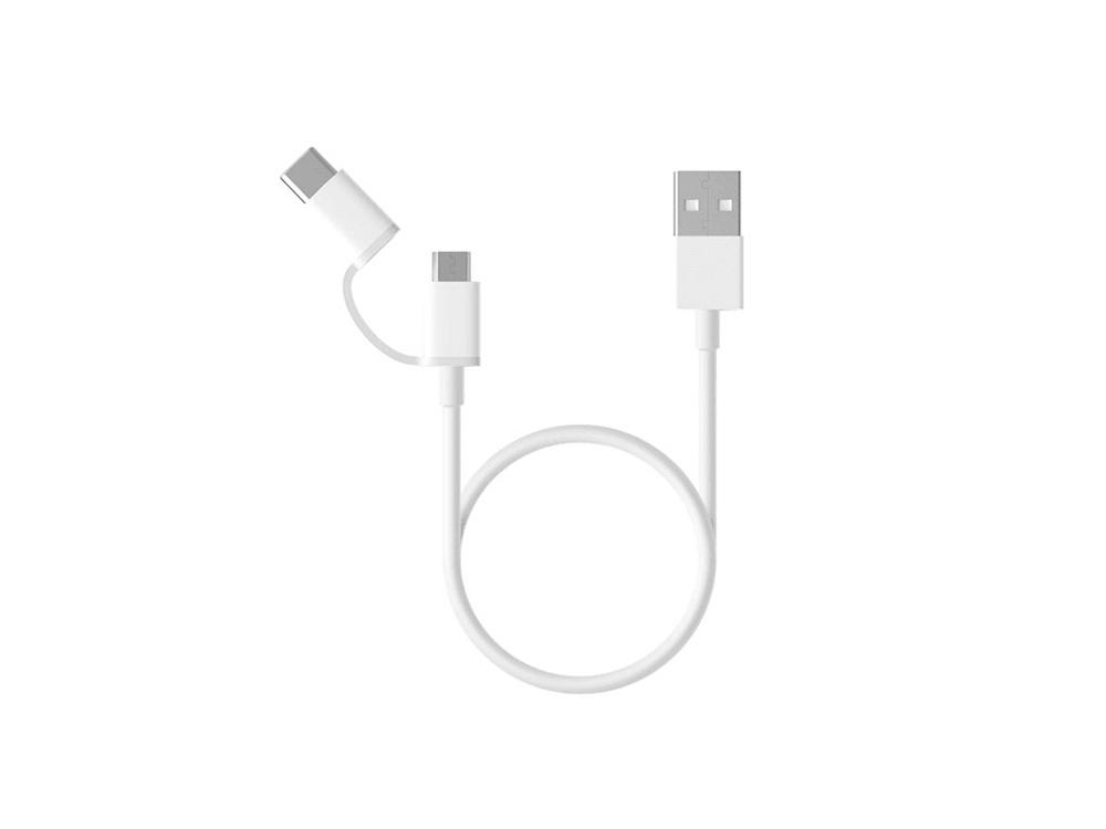 Кабель &laquo;Mi 2-in-1 USB Cable Micro-USB to Type C&raquo;, 30 см