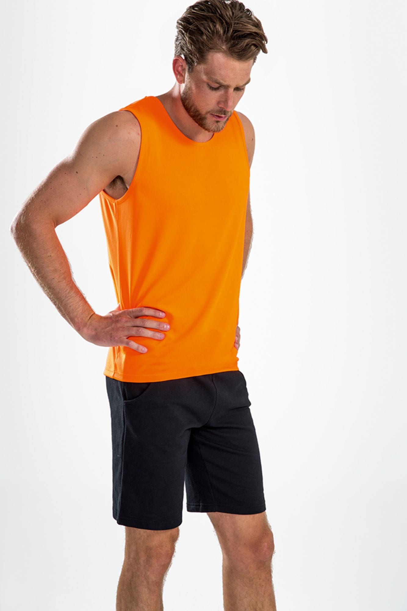 Майка мужская SPORTY TT MEN, белая