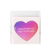 Объемный стикер из эпоксидной смолы