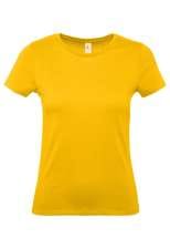 Футболка женская желтая «E150»