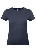 Футболка женская темно-синяя «E190»