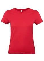 Футболка женская красная «E190»