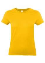 Футболка женская желтая «E190»